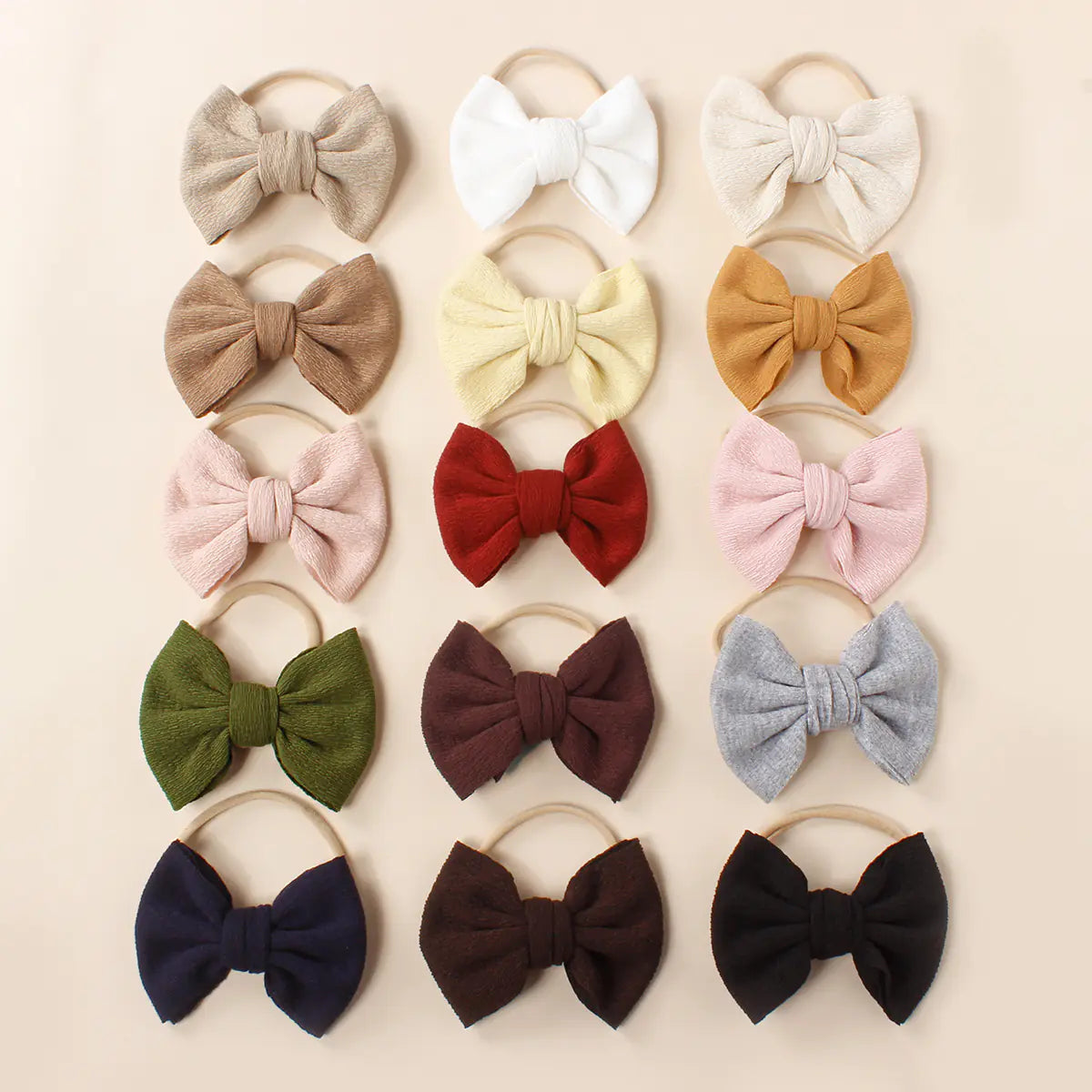 New Children's Hair Accessories - Soft Nylon Bow Headband