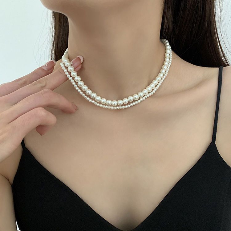 New Versatile Double-strand Pearl Necklace