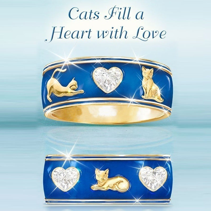 Stylish Two-tone Electroplated Ring