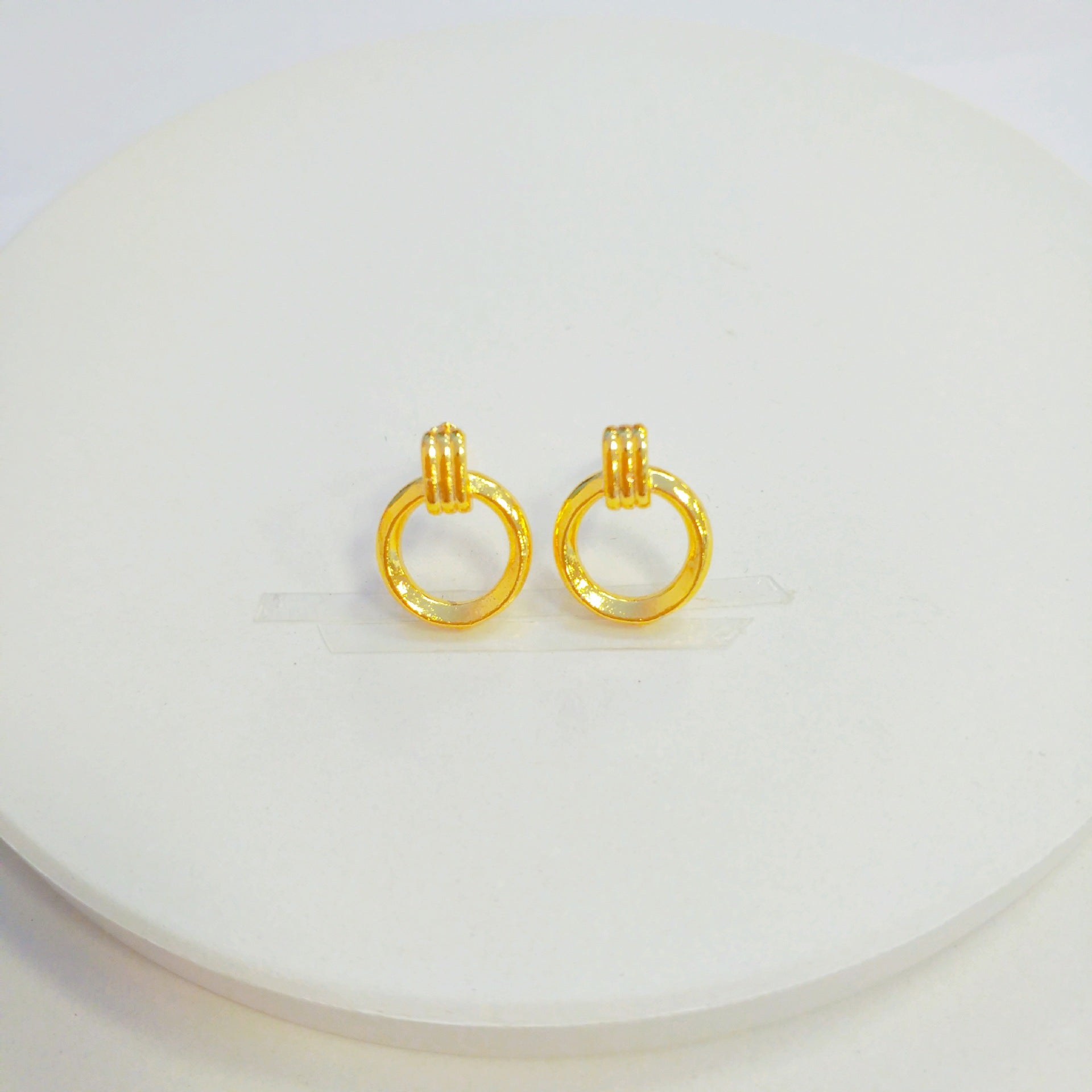 Stylish And Minimalist Alloy Stud Earrings For Women