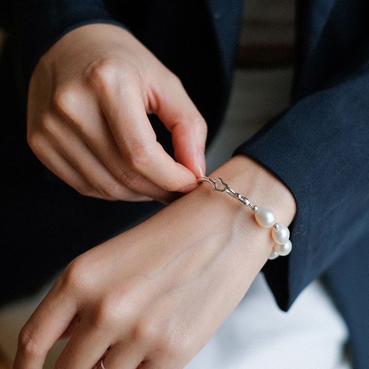 Unique Natural Freshwater Irregular Bracelet For Women Perfect