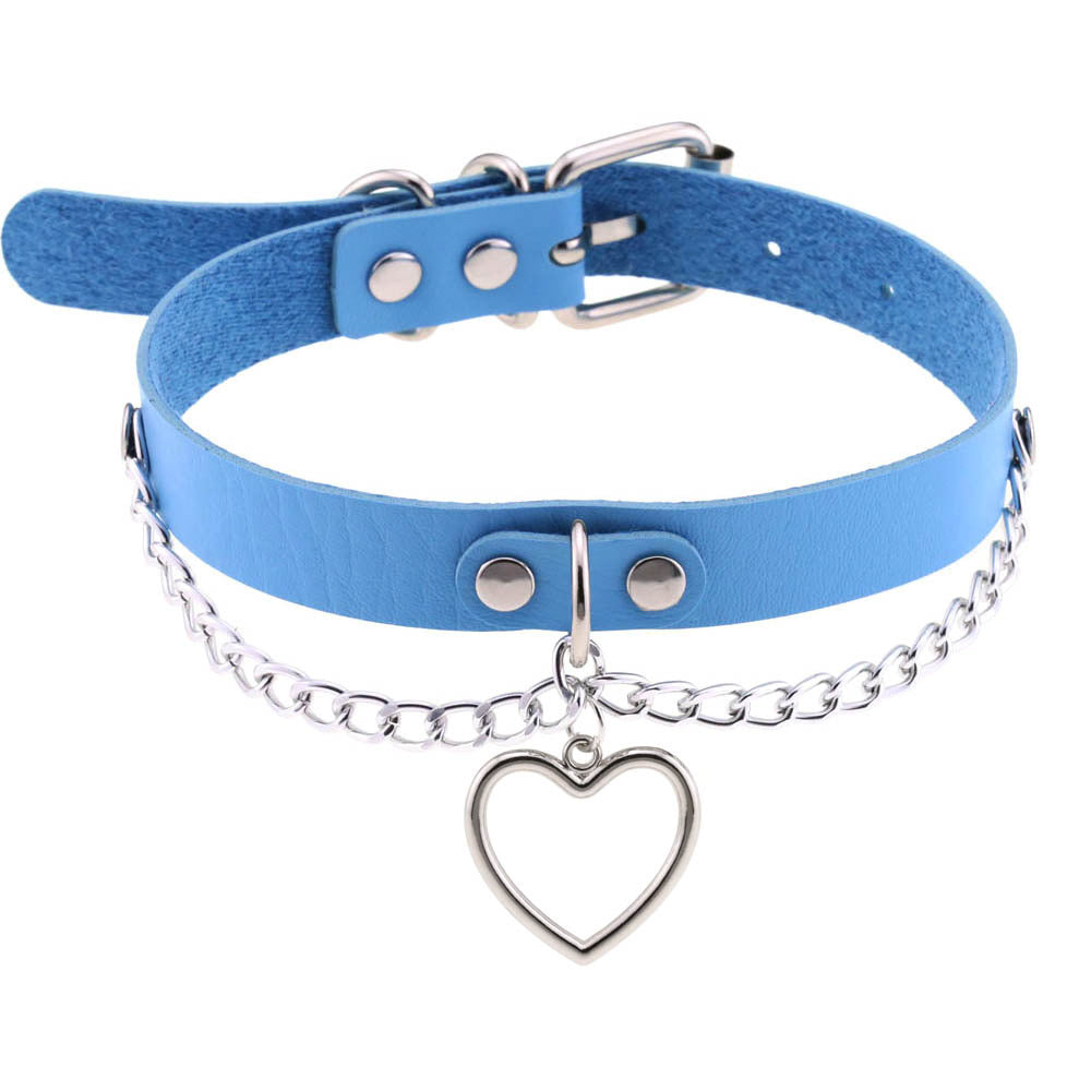 Classic Chain Heart-shaped Collarbone Necklace