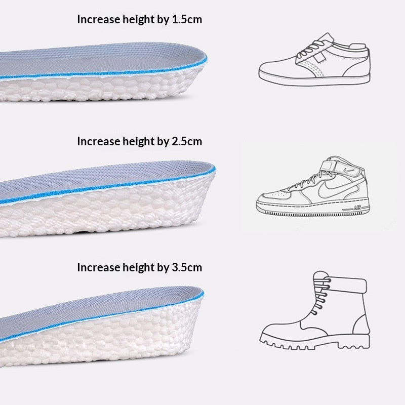 Height Increasing Insoles For Men Full Cushion With Hard Base No Collapse