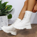 Round-toe White Cross-border Bootsankle Boots