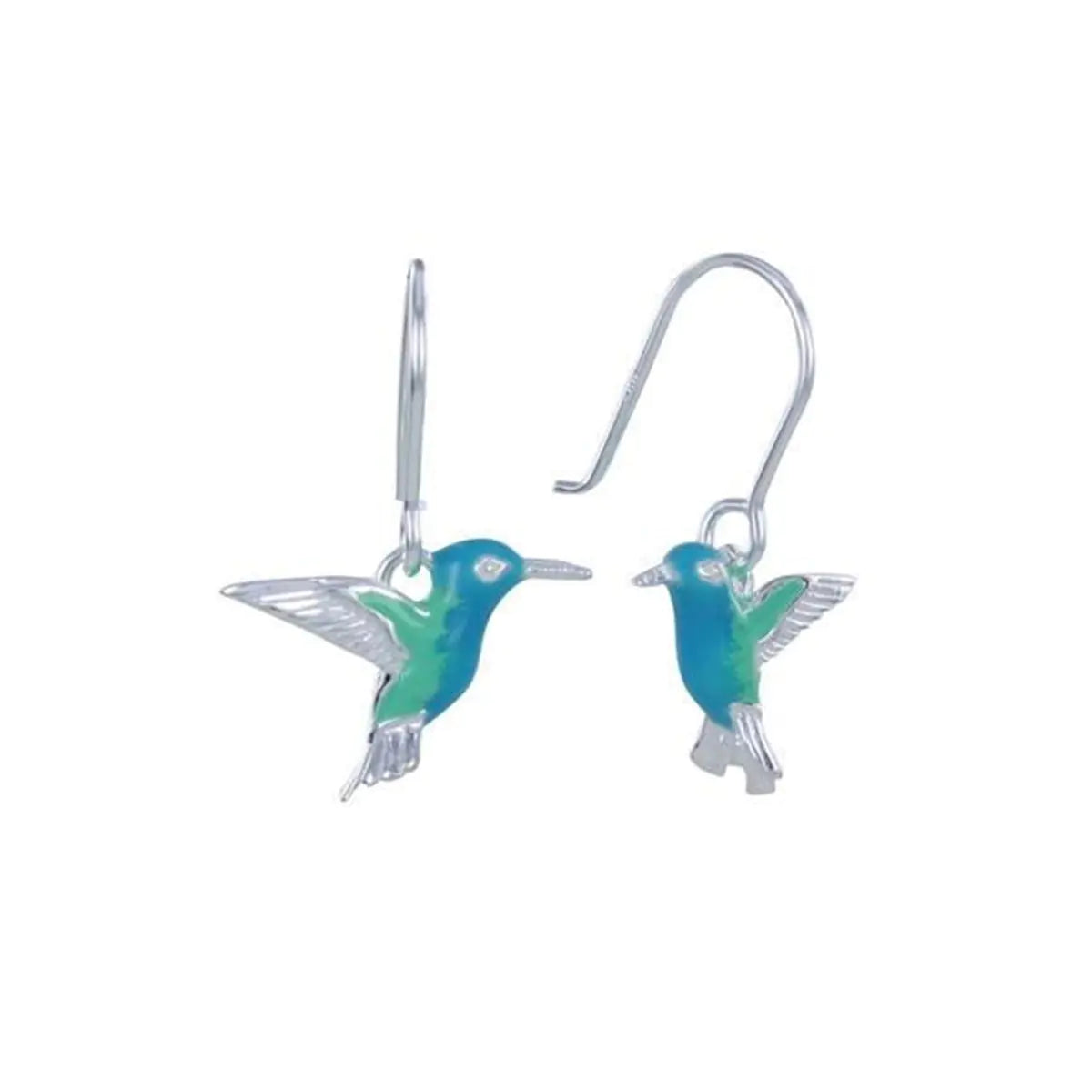 Fashion Vintage Blue Bird Earrings for Cross-Border Sale