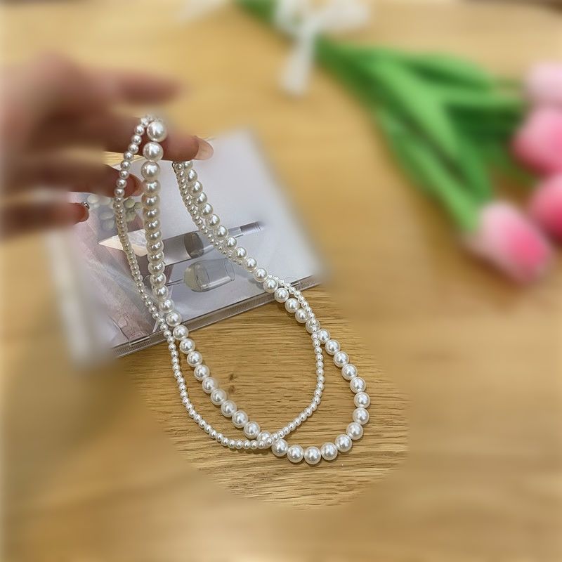 New Versatile Double-strand Pearl Necklace