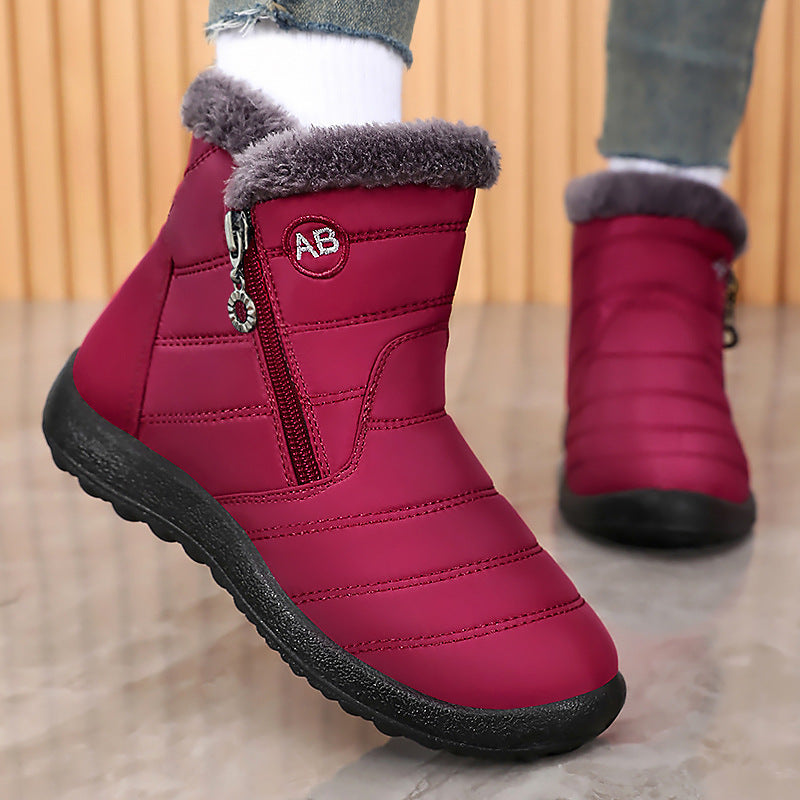 Womens Winter Cotton Shoes New PU Style For Foreign Trade