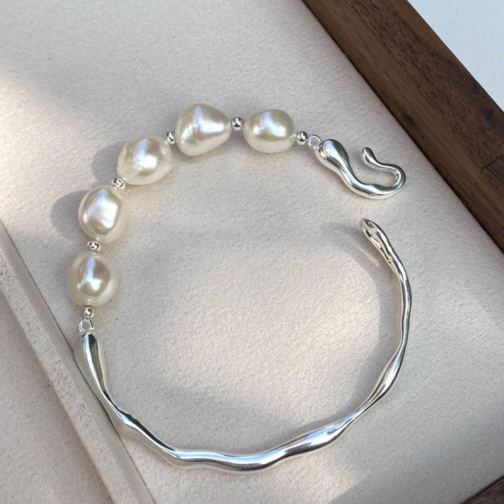 Unique Natural Freshwater Irregular Bracelet For Women Perfect