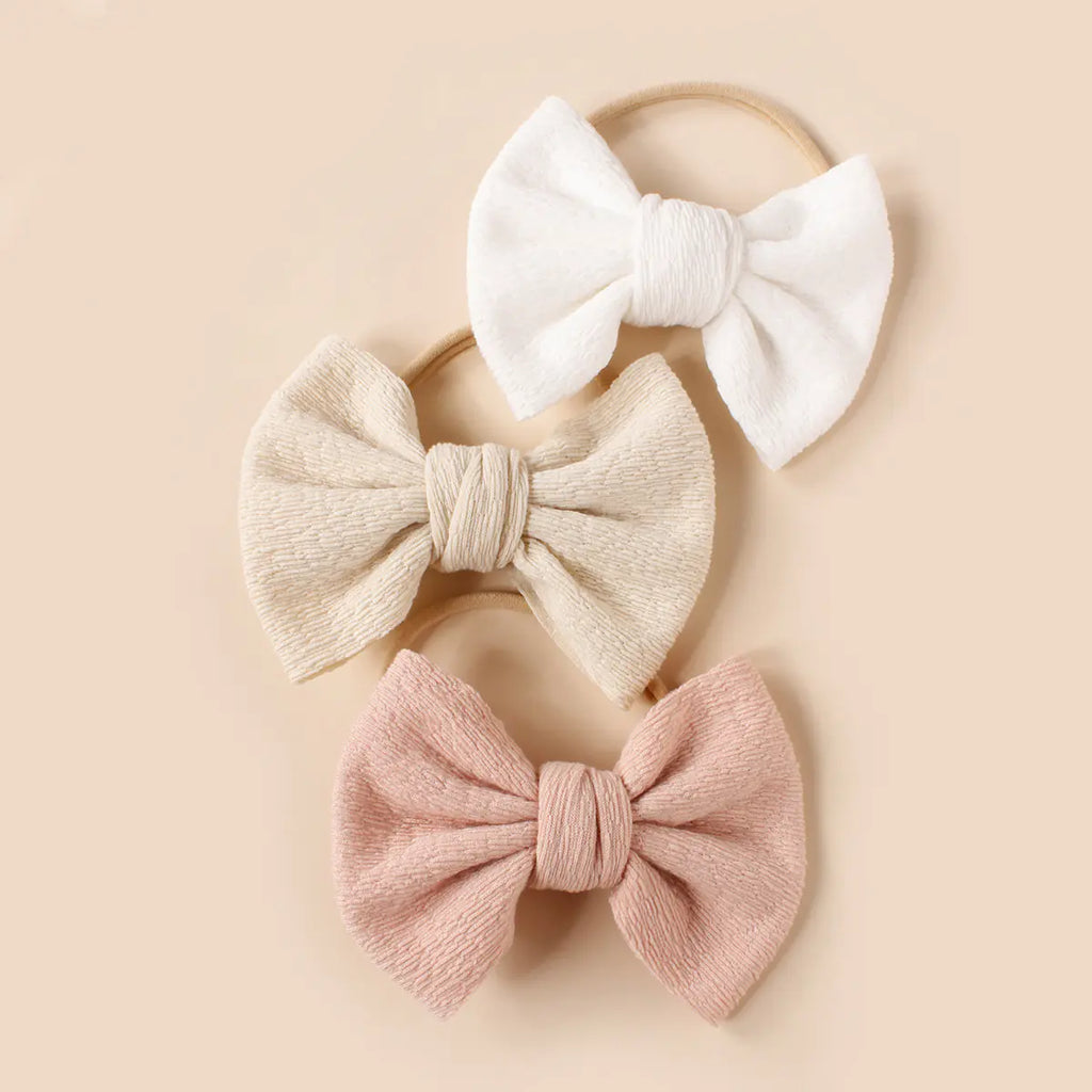 New Children's Hair Accessories - Soft Nylon Bow Headband