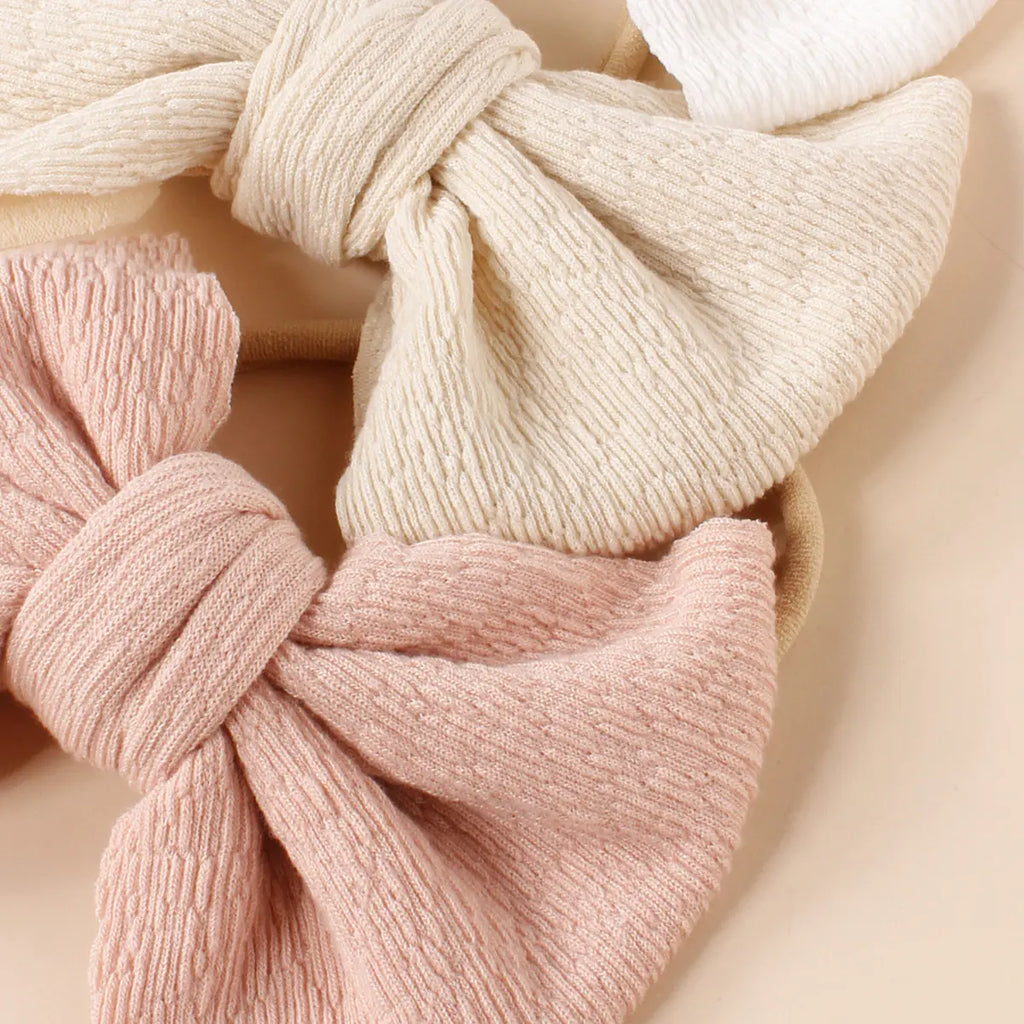 New Children's Hair Accessories - Soft Nylon Bow Headband