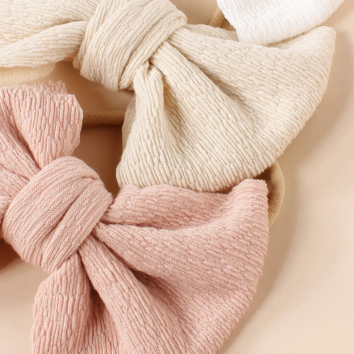 New Children's Hair Accessories - Soft Nylon Bow Headband