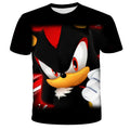 Kids' Summer T-Shirt with 3D Anime Print, Round Neck
