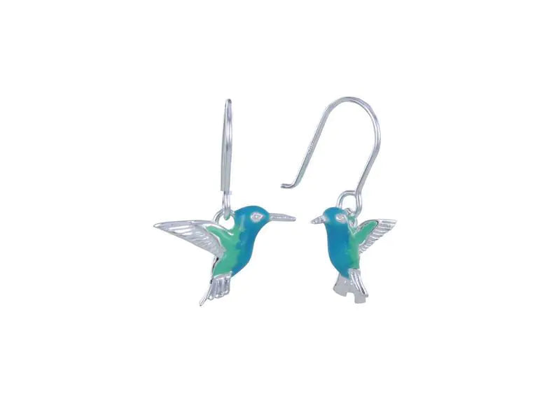 Fashion Vintage Blue Bird Earrings for Cross-Border Sale