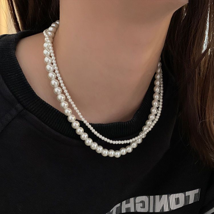 New Versatile Double-strand Pearl Necklace