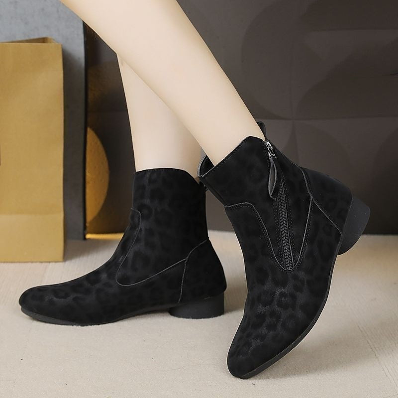 Women's Retro Suede Martin Boots Girl