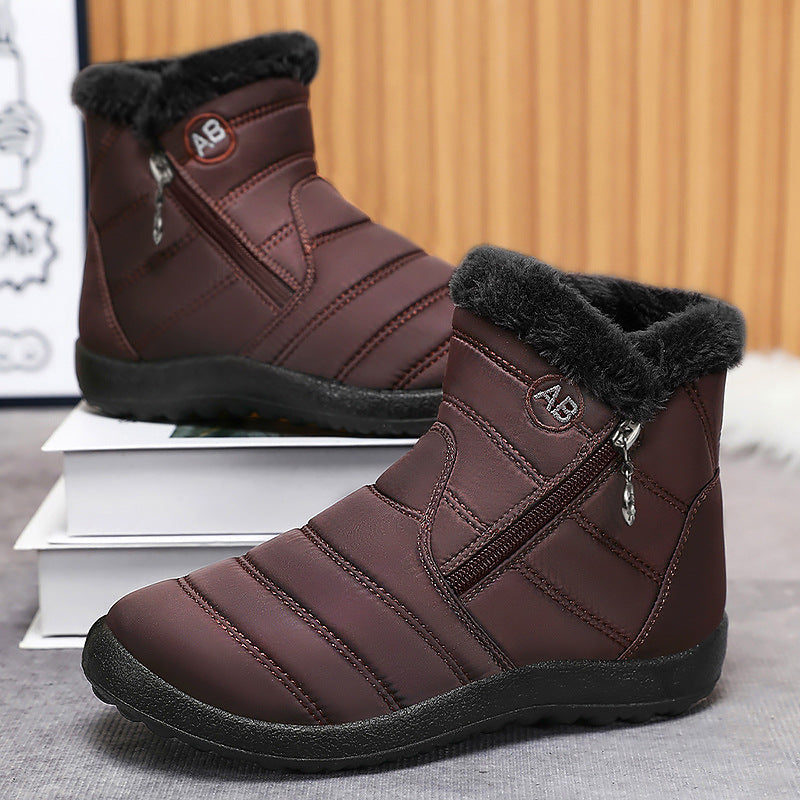 Womens Winter Cotton Shoes New PU Style For Foreign Trade