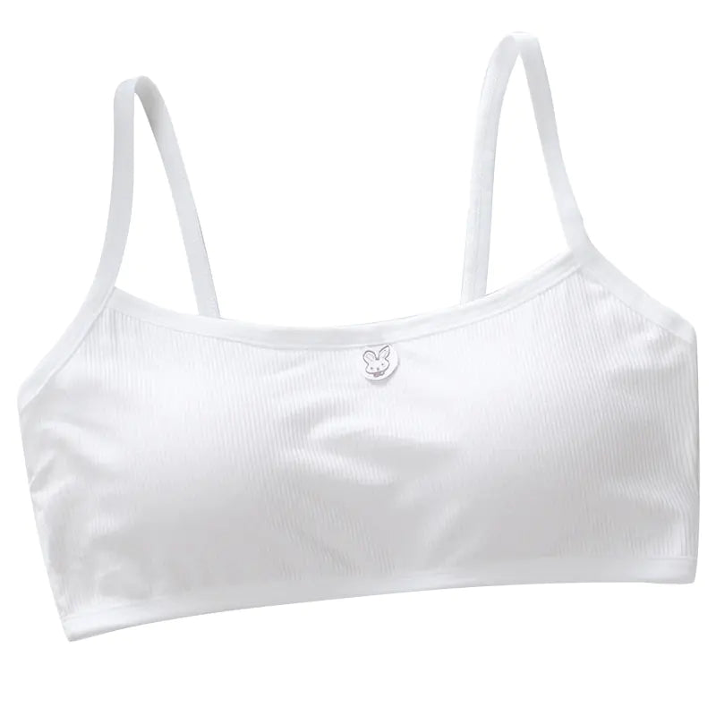 Comfortable Striped Wireless Bra for Students