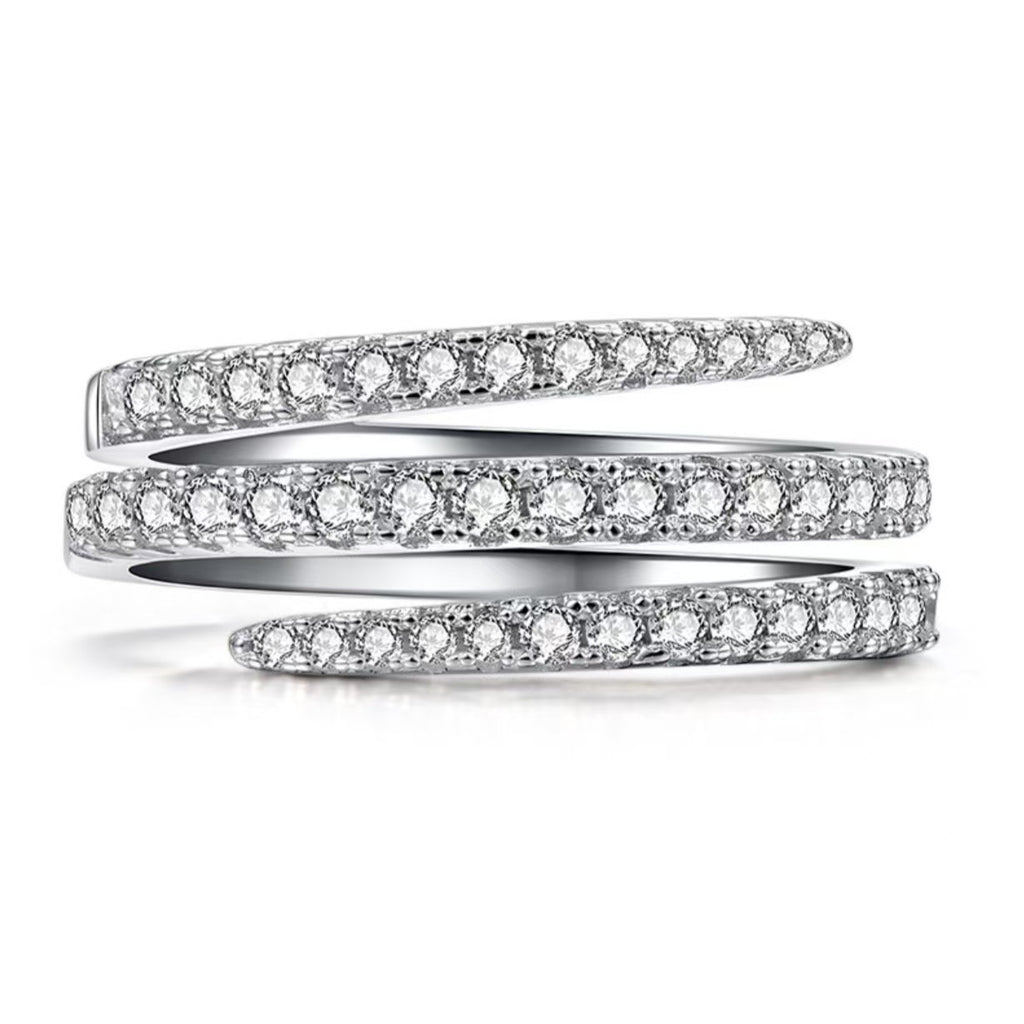 Niche, Light-luxury Layered Line Ring For Versatile Styling