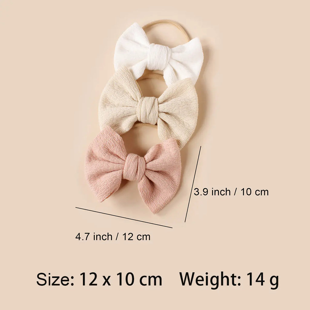 New Children's Hair Accessories - Soft Nylon Bow Headband