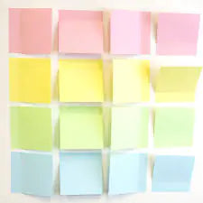 100 Ct. 3x3 Pastel Stick On Notes (4/Pack) – Sticky Notes