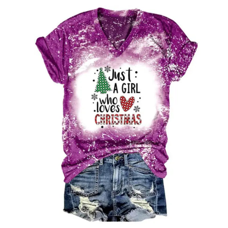 3D Printed Summer V-Neck T-Shirt for Men