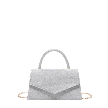 White Color Diamond  Bag